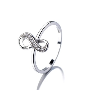 <span class=keywords><strong>Anello</strong></span> <span class=keywords><strong>Infinito</strong></span> da Donna in <span class=keywords><strong>Argento</strong></span> Sterling 925 di Alta Qualità - Product Image 4