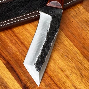 มีดคุณภาพสูงสำหรับการต่อสู้และกิจกรรมกลางแจ้ง ปรับแต่งได้ตามต้องการ ผลิตตามแบบ OEM/DIY ใบมีดสแตนเลส พร้อมปลอกไม้ รับประกัน 1 ปี - Product Image 2