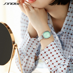 Niche Stylish Square Quartz Wristwatch Water Resistant Bamboo Texture Stainless Steel Strap - Product Image 2
