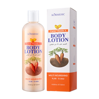Pour KORMESIC 320ml Lotion pour le corps en gros Vegan Herbal Carotte Vitamine Infusé Hydratant en profondeur Multi Nourrissant Lotion pour le corps