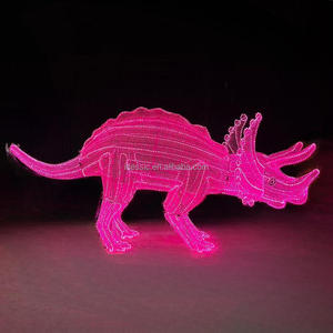 Decoración Navideña de Renos con Motivo Animal en Acrílico LED 3D Gigante para Exteriores, Instalación Artística para Centros Comerciales - Product Image 6