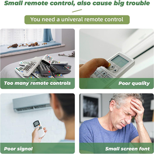 Mando a distancia de plástico Universal Digital para el hogar y aplicaciones industriales, piezas de <span class=keywords><strong>aire</strong></span> <span class=keywords><strong>acondicionado</strong></span>, 1 unidad, 1 unidad - Product Image 6