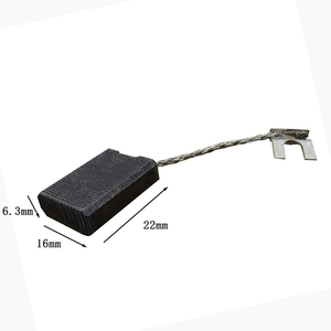 11316EVS Cepillo <span class=keywords><strong>de</strong></span> carbono para martillo rotativo 1617014126 Cepillo <span class=keywords><strong>de</strong></span> carbono 6,3*16*22mm - Product Image 1