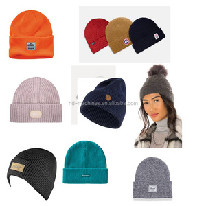 HD marque côtes jersey interlock machine à tricoter circulaire pour chapeau - Product Image 4