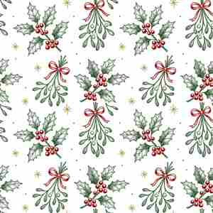 Christmas <b>Wrapping</b> Custom Printed Double-Sided Greaseproof <b>Food</b> Grade Biodegradable Eco-Friendly Virgin Pulp 40GSM 12in Roll for - Product Image 2