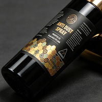 Autocollants personnalisés pour huiles essentielles, imperméables, résistants aux déchirures, pour parfums et soins de la peau, impression d'étiquettes brillantes argentées et dorées, estampage à chaud, PET