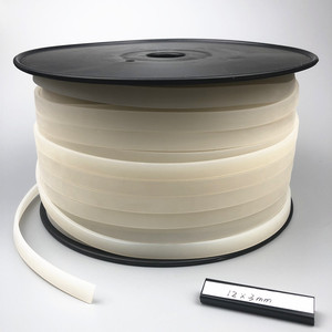 Kích thước tùy chỉnh Silicone/EPDM bọt Dải ép đùn tròn/vuông phẳng dool Silicone bọt xốp cao su Dải con dấu - Product Image 4