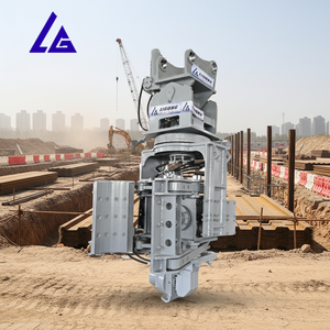 Máquina de Hincado de Pilotes de Acero, Hormigón y Tubos de Alta Resistencia y Eficiencia con Agarre Lateral y Soporte Postventa Completo - Product Image 1
