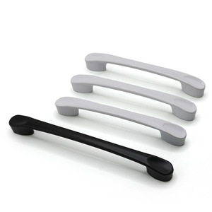 Modern Minimalist Thumb Pull Handle Aluminum Alloy Cabinet Drawer Bar Handle Easy Installation - Product Image 2