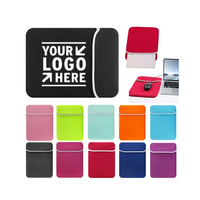 Housse d'ordinateur portable en néoprène personnalisée avec logo, 13 à 15,6 pouces, souple, antichoc, étui de protection portable pour tablette