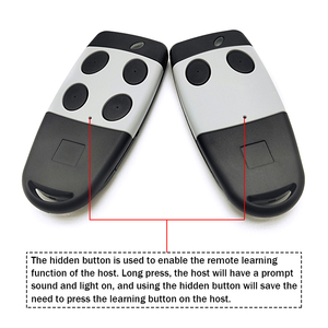 Cho Cardin S449 433.92MHz điện cổng lệnh transmitter cho Cardin S449 QZ1 qz2 qz3 qz4 nhà để xe điều khiển từ xa - Product Image 2