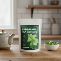Teh Herbal Alami Penyegar Mulut Detoksifikasi Herbal Cina Penghilang Bau Mulut Teh dalam Sachet