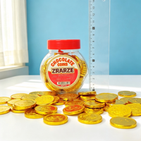 Chocolat en forme de pièce de monnaie en feuille d'or, 24 pièces, pot de 12g, chocolat au lait classique en forme de pièce d'or, prêt à manger pour les fêtes d'enfants, vente en gros