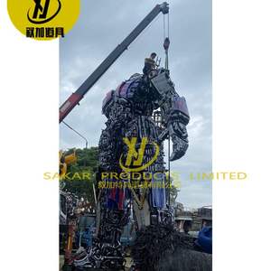 Resort Garden Tropical Robot géant en acier inoxydable <span class=keywords><strong>Optimus</strong></span> <span class=keywords><strong>Prime</strong></span> Sculpture en métal - Product Image 2
