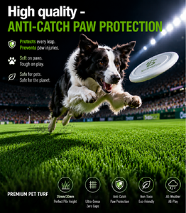 <span class=keywords><strong>Gazon</strong></span> artificiel robuste anti-rayures de 30 mm <span class=keywords><strong>pour</strong></span> l'agilité canine, entièrement perméable et certifié écologique non toxique <span class=keywords><strong>pour</strong></span> les centres de loisirs <span class=keywords><strong>pour</strong></span> animaux de compagnie - Product Image 2