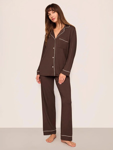 Set <span class=keywords><strong>Pigiama</strong></span> <span class=keywords><strong>Donna</strong></span> in Tencel <span class=keywords><strong>Modal</strong></span> Spandex, Servizio Personalizzato Disponibile per Abbigliamento da Notte per Adulti - Product Image 2