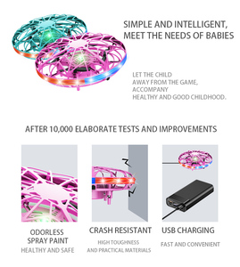 Juguete de Bola <span class=keywords><strong>Voladora</strong></span> Anticolisión, Mini Dron con Luz LED, Sensor de Inducción Manual, Suspensión, Juguete de Avión RC, Regalo - Product Image 6
