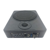 Subwoofer Delgado de 12V, Altavoz Activo SPL de 600W, Subwoofer para Debajo del Asiento de Automóvil con Tweeter
