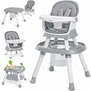 15 In 1 Baby Hoge Stoel Converteerbare Hoge Stoel Voor Baby 'S Peuters Stoelverhoger Met Dienblad, Hoge Stoelen Met Baby Activiteitencentrum