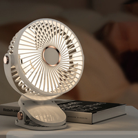 Nouveau ventilateur à pince boucle Portable sans fil avec pince Table de voiture oscillante à 360 degrés ventilateur à usage domestique Mini ventilateur à pince