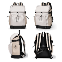 Nouveau sac à dos minimaliste Oxford uni respirant et polyvalent avec cordon de serrage, élégant, décontracté, pour voyage, unisexe, pour ordinateur portable