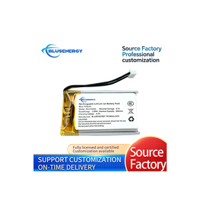 แบตเตอรี่ลิเธียมขายส่ง 752035 ความจุ 500mah 3.7v เซลล์ Li-Ion ชาร์จได้ - Product Image 1