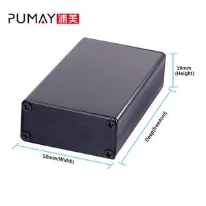 PA004 55*19-80 custodia per amplificatore di buona qualità custodia per amplificatore audio con scatola impermeabile in alluminio