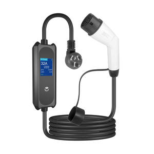 TIMEYES ST-E207 Pengisi Daya Mobil Listrik Portabel Standar Eropa 7KW 16A 32A Tipe 2 dengan Layar Besar Baru - Product Image 1