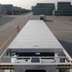 Russia China-Europe Carrier ThermoKing 40ft Brand New Railway Use Refrigerated Container with Clip-on Diesel Genset and Oil Tank