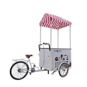 Automne Populaire Street Application Italian Ice Cream Cart Snack Vending Cart Gelato Cart Avec Ce - Product Image 1
