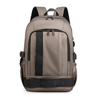 Sac à dos unisexe décontracté pour le sport en plein air, fermeture éclair, design souple, compartiment pour ordinateur portable en nylon, grande capacité, idéal pour les voyages