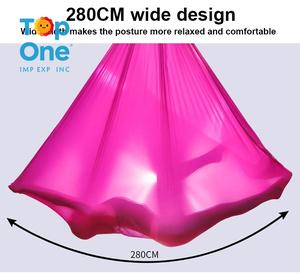 TopOne Handstand Cuerda Dispositivo de entrenamiento Set Columpio Colgante Correa ajustable Hamaca de yoga aérea - Product Image 2