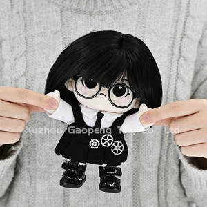 Poupée en peluche <span class=keywords><strong>de</strong></span> personnage en <span class=keywords><strong>mohair</strong></span> <span class=keywords><strong>de</strong></span> haute qualité avec coton biologique, poupée d'idole Kpop, peluche personnalisée <span class=keywords><strong>de</strong></span> 20 cm - Product Image 6