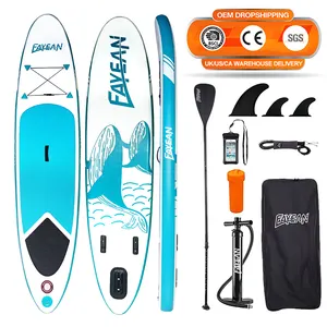 2024 sup board Paddle Board Inflatable with All Accessories Stand Up Paddle Board for Surfing Fayean inflatable paddle
