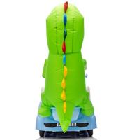 Voiture électrique 12V pour enfants avec rotation à 360° et poupée gonflable dinosaure girafe, voiture de jeu pour nettoyage des sols intérieurs, pour 3-8 ans