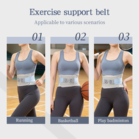 Ceinture de Soutien Lombaire Ajustable en Gros à Double Pression avec Supports Souples pour la Gym, le Fitness Quotidien, Hommes et Femmes