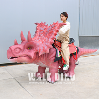 Dinosaur Park Family Facility Réaliste Animatronic Dinosaur Ride Walking