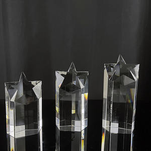 Trofeo <span class=keywords><strong>Crystal</strong></span> Star Tower Award de 3 tamaños - Product Image 2