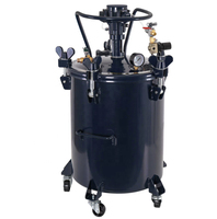 Pot de peinture à agitation automatique XFHVLP, réservoir sous pression 43,5 PSI en acier inoxydable pour pulvérisation automobile, mobilier et métal