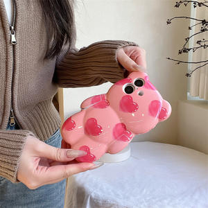 <span class=keywords><strong>Cover</strong></span> Protettiva Anti-Caduta <span class=keywords><strong>Rosa</strong></span> Orsetto Amore per <span class=keywords><strong>iPhone</strong></span> 17 <span class=keywords><strong>Pro</strong></span> <span class=keywords><strong>Max</strong></span> 16 Plus 15 Custodia Morbida in TPU Cartone Animato per Cellulare Apple 14 <span class=keywords><strong>13</strong></span> 12 - Product Image 4