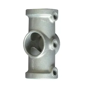 Pipa aluminium fitting Long Tee Clamp pipa dengan struktural Clamp pada pipa penting fitting