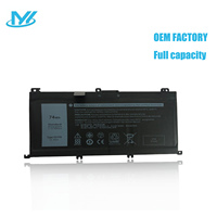 Batterie d'ordinateur portable de remplacement 74Wh 357F9 pour Dell Inspiron 15 7000 7557 7559 7566 7567 5576 5577 Série INS15PD