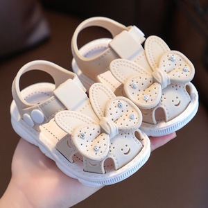 Sandali Estivi Nuovi per Neonati e Bambini, Scarpe Principessa con Fiocco, Suola Morbida, per Bambine 0-3 Anni, Asilo Nido, Sandali Morbidi Baotou - Product Image 2