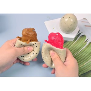 ของเล่นบีบไข่ไดโนเสาร์แบบนิ่ม ทำจากยาง บรรเทาความเครียด สำหรับเด็กอายุ 5 ถึง 7 ปี - Product Image 6