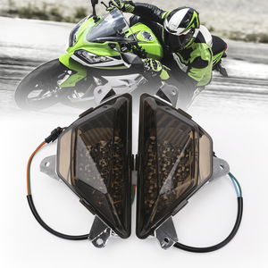 Luz LED de Señal de Giro Lateral para <span class=keywords><strong>KAWASAKI</strong></span> <span class=keywords><strong>NINJA</strong></span> 250 300 400 650 <span class=keywords><strong>1000</strong></span> Z1000SX ZX-6R <span class=keywords><strong>2013</strong></span> en Adelante, Color Ámbar, Nueva, 1 Año de Garantía - Product Image 6