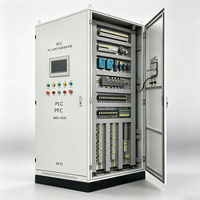 Panel PLC Trifásico Multivoltaje APFC 380V con Banco de Condensadores, 64 E/S, Memoria de Datos y Corrección del Factor de Potencia para Uso Industrial