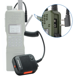 Baofeng <strong>AR</strong>-152 Walkie Talkie Microphone <strong>Speaker</strong> Tactical Two Way Radio UV-5R UV-82 BF-888S Headset Mic Wireless Radio Microphone - Product Image 5