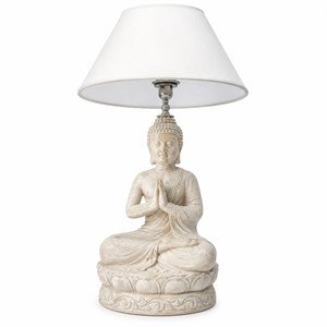 <b>Buddha</b> Table Lamp Natural <b>Stone</b> Modern Design Durable Eco-Friendly for Living Room Farmhouse Home Office - Product Image 1