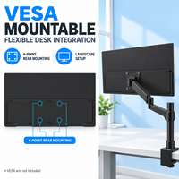 Moniteur portable 23,8 pouces pour ordinateur portable, OEM ODM, 120Hz, 144Hz, 1080P, 2.5K, 4K, personnalisé, IPS, support métallique, double USB C, pour jeux PC et travail
