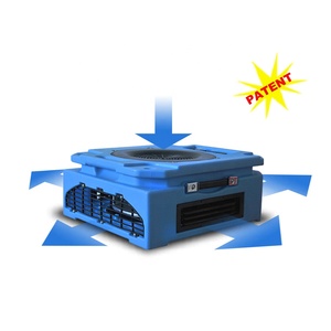 1200cfm 4 không khí Outlet 2 tốc độ Daisy chains cấu hình thấp không khí mover sàn thảm Máy sấy Blower Fan cho thiệt hại nước phục hồi - Product Image 4